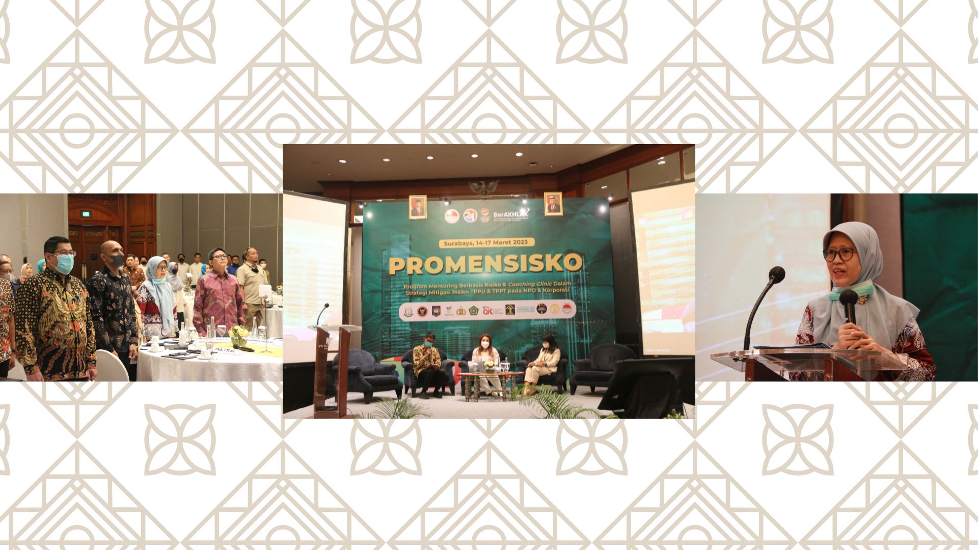 Promensisko 2023 : Sinergi Nasional Penguatan Mitigasi Risiko Pencucian Uang dan Pendanaan Terorisme pada NPO dan Korporasi di Indonesia