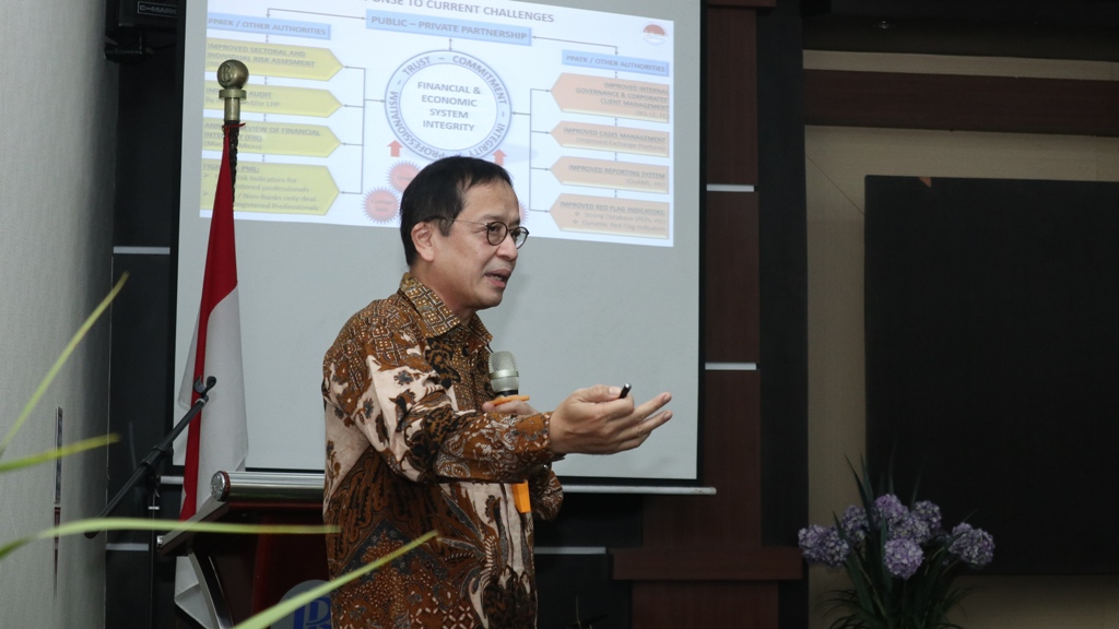 Sharing Knowledge Wakil Kepala PPATK dengan BMPD Provinsi Bengkulu