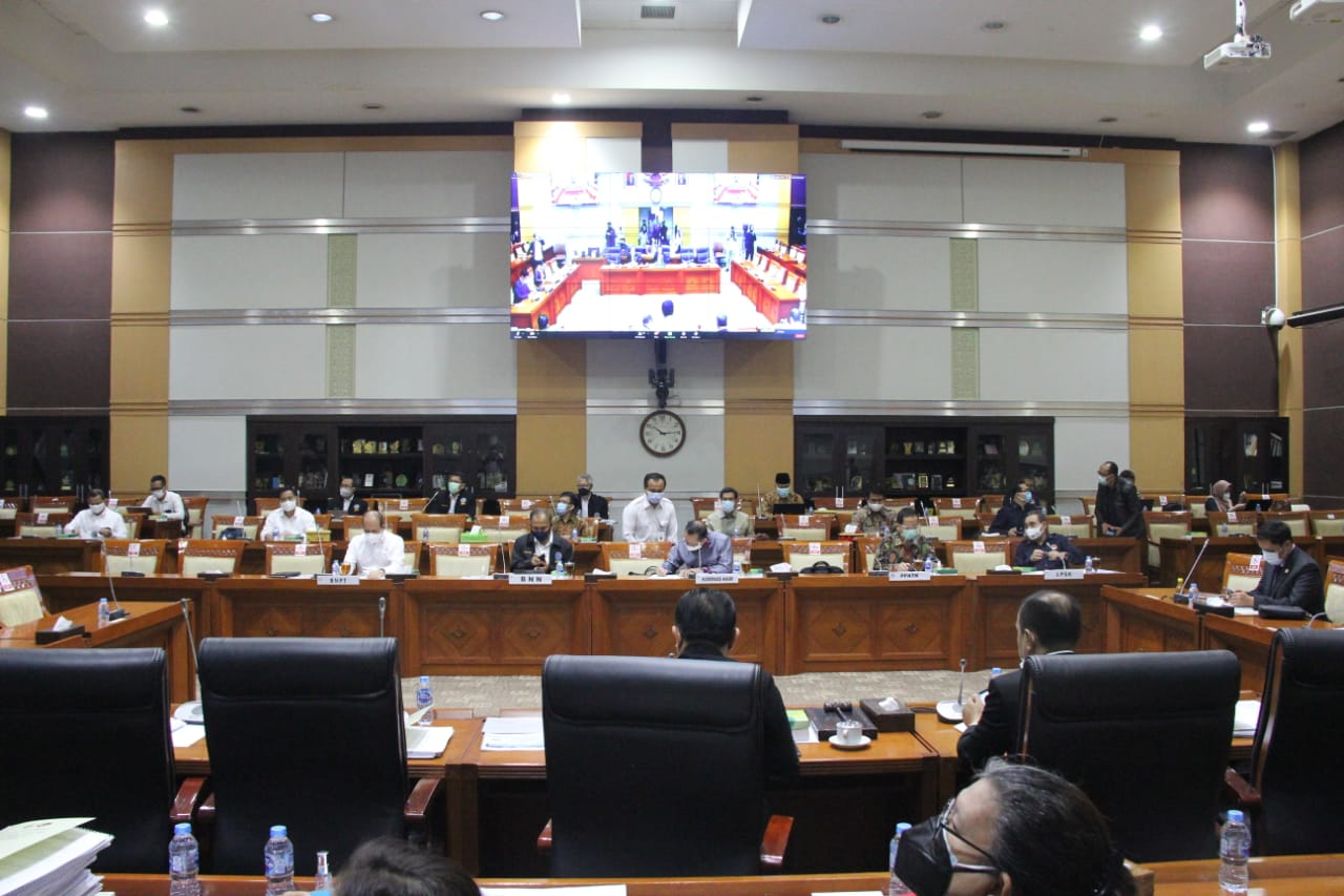 Bahas RKA KL 2021, PPATK Menghadiri Rapat Dengar Pendapat dengan Komisi III DPR RI 