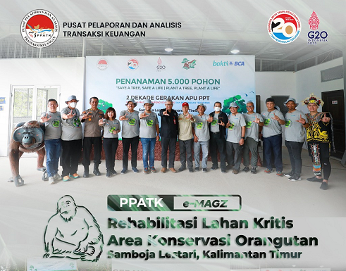 Rehabilitasi Lahan Kritis Area Konservasi Orangutan Samboja Lestari