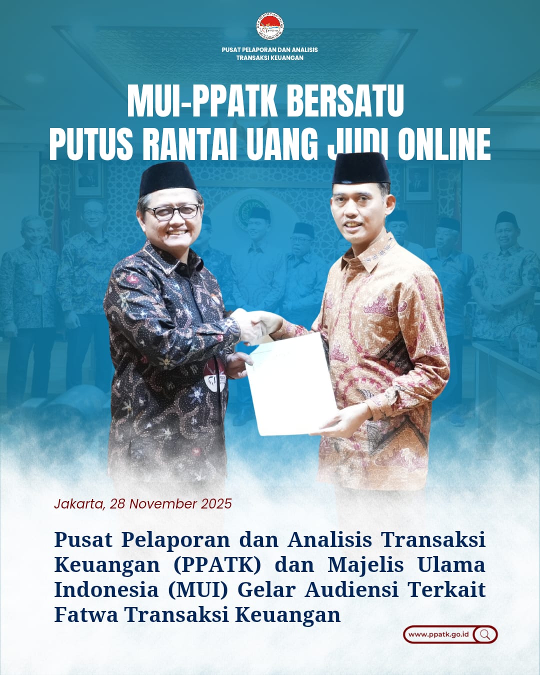 MUI-PPATK Bersatu Putus Rantai Uang Judi Online