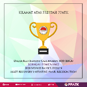 Siaran Pers : Penghargaan Bank Dunia untuk PPATK