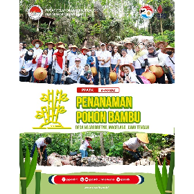 Tanam 15.875 Pohon Bambu di Desa Ngargoretno Magelang.