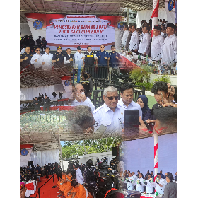 Dukung Aksi Bersih Laut Kepulauan Riau dari Perdagangan Gelap Dua Ton Barang Terlarang Dimusnahkan