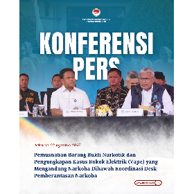 PPATK Dukung Pemusnahan Barang Bukti  dan Pengungkapan Modus Baru Peredaran melalui Vape