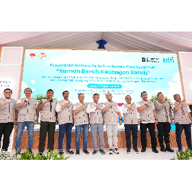Kolaborasi PPATK bersama BTN Bangun Rumah Layak Huni di 3 Kota dengan tajuk “Rumah Bersih, Keuangan Bersih”