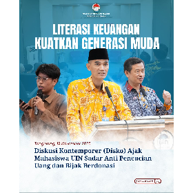 DISKO Ajak Mahasiswa UIN Sadar Anti Pencucian Uang dan Bijak Berdonasi