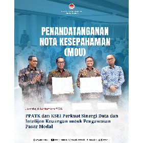 PPATK dan KSEI Perkuat Sinergi Data dan Intelijen Keuangan untuk Pengawasan Pasar Modal